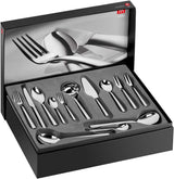Sada příborů ZWILLING Senses, 68 kusů, slouží 12, 18/10 nerezová ocel/prémiová čepel, matný povrch, stříbrná Naty Shop Silver
