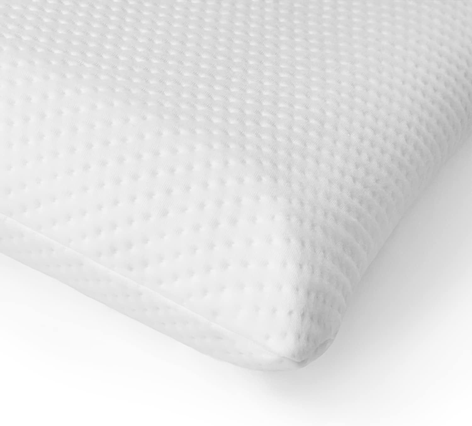 Ergonomický polštář Mister Sandman 40X80, polštář na krk s povlakem na polštář z Aloe Vera, polštář Visco ideální pro žaludeční spáče, zádové a boční spáče, polštář z paměťové pěny Krční ortopedické polštáře Naty Shop Comfort Cover