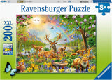 Puzzle Ravensburger pro děti – 13352 Půvabná rodina jelenů – 200dílné puzzle pro děti od 8 let Puzzle Naty Shop Výchozí název
