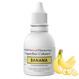 Sugarflair Kosher Banana Natural Food Příchuť Intenzivní příchutě na dorty, muffiny, polevy, nápoje, zmrzlinu – 100% přírodní příchuť – 30 ml