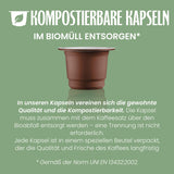 Caffè Vergnano 1882 - Èspresso Kompostierbare Kaffeekapseln, kompatibilní s Nespresso, Intenso (Intenso) - Packung Enthält 100 Kapseln
