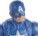 Marvel Avengers Titan Hero Series Blast Gear Kapitán Amerika Akční figurka 30 cm velká hračka pro 4 a více let Modré akční figurky Naty Shop