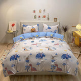 Dětské povlečení pro chlapce s různými vzory, 100% bavlna Povlečení - dětské Naty Shop White S kresbou barevnou tužkou 100 X 135 cm