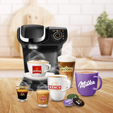 Espresso kávovar Tassimo My Way se 2 kapslemi TAS6502 s vodním filtrem, 70+ nápojů, přizpůsobení nápojů, rozmanitost kávy, snadné vaření, 1500 W, černá