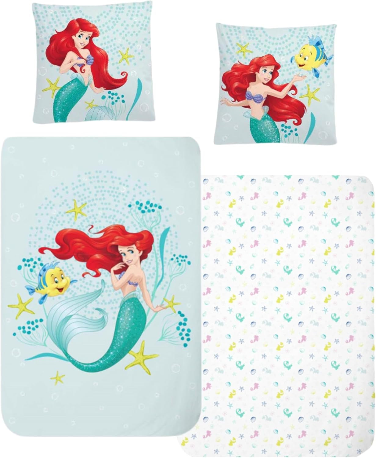 Dětské povlečení, různé kreslené postavičky, 100% bavlna Povlečení - dětské Naty Shop Ariel