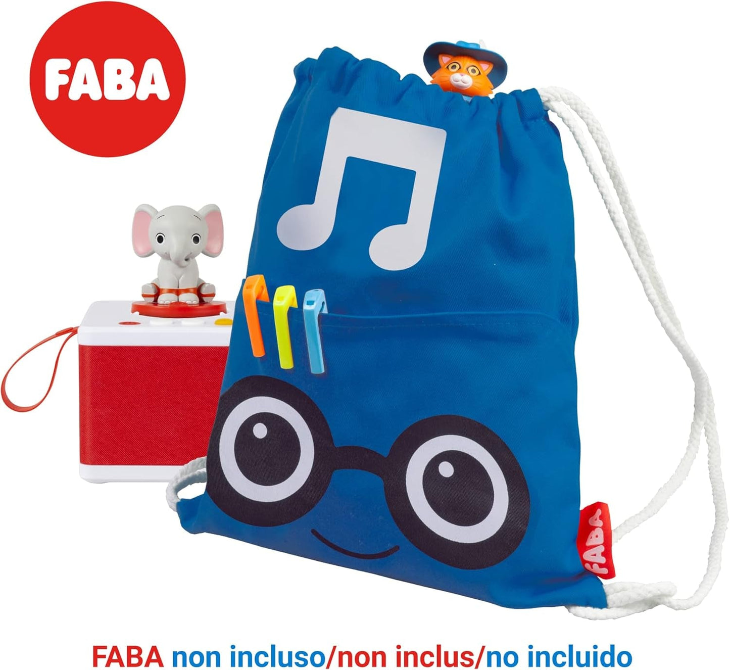 FBB10002 Postavička se zvukem, modrá Toys Bebe Naty Shop