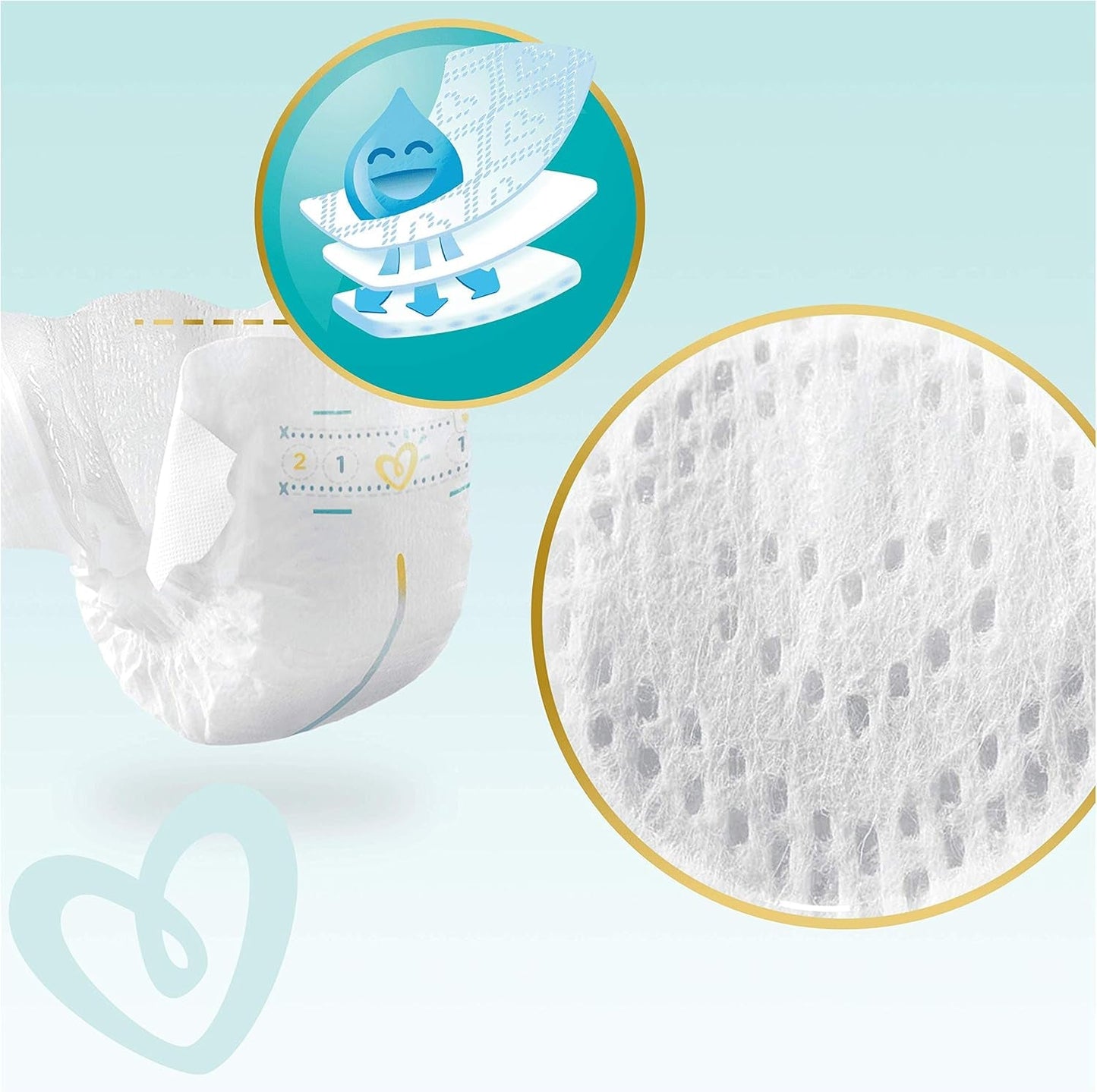 Pampers Premium Protection Pounds, Velikost: 0