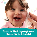 Sensitive Baby Wet Wipes, 1872 Wipes (36 x 52), neparfémované, pro jemné a šetrné čištění