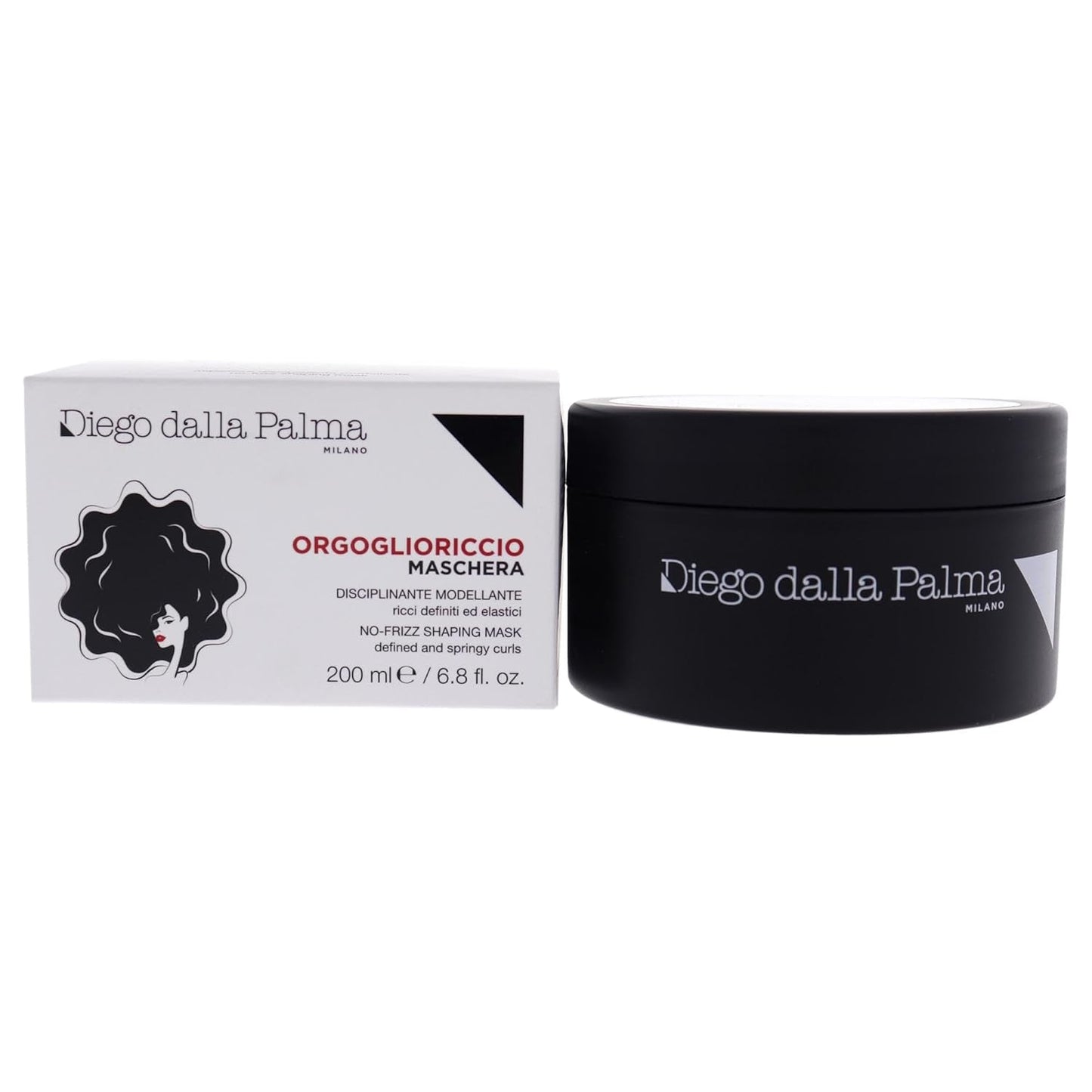 Orgoglioriccio Mask 200ml vládní design Maska na vlasy Naty Shop Cranberry 200 ml (1 balení)