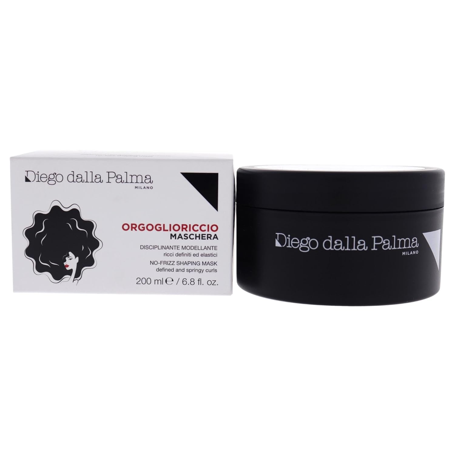 Orgoglioriccio Mask 200ml vládní design Maska na vlasy Naty Shop Cranberry 200 ml (1 balení)