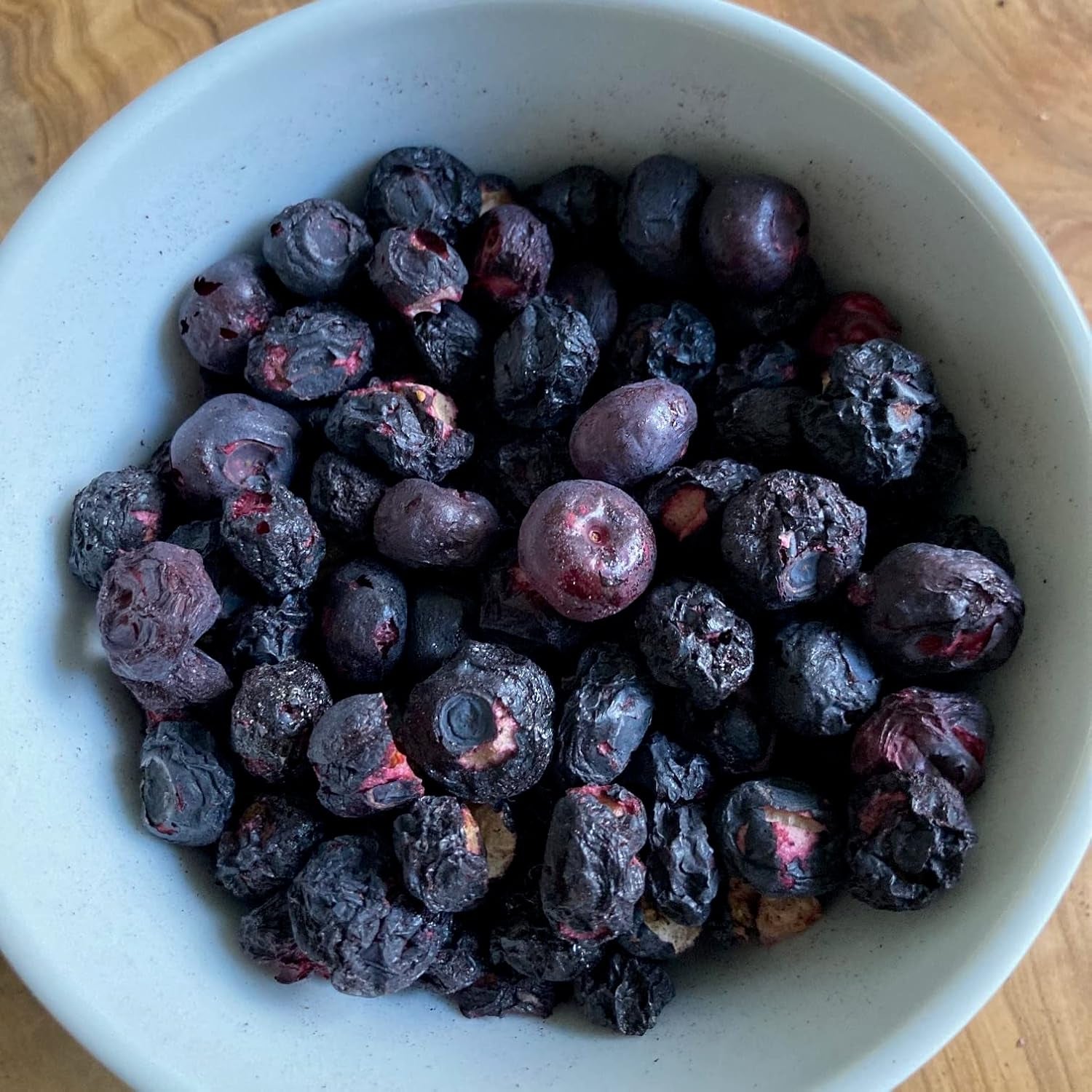 Borůvky | lyofilizované borůvky, celé z Německa | regionální = 100 % Severní Německo | sklizeň 2024, 40 g Naty Shop dehydratované produkty