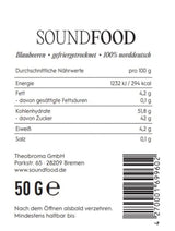 Borůvky | lyofilizované borůvky, celé z Německa | regionální = 100 % Severní Německo | sklizeň 2024, 40 g Naty Shop dehydratované produkty