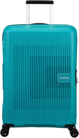 American Tourister Aerostep - Spinner L, rozšiřitelný kufr, 77 cm, 101,5/109 L, oranžová (světle oranžová) Zavazadla a cestovní vybavení Naty Shop tyrkysová (tyrkysová barva) M (67 Cm - 66,5/72,5 l)