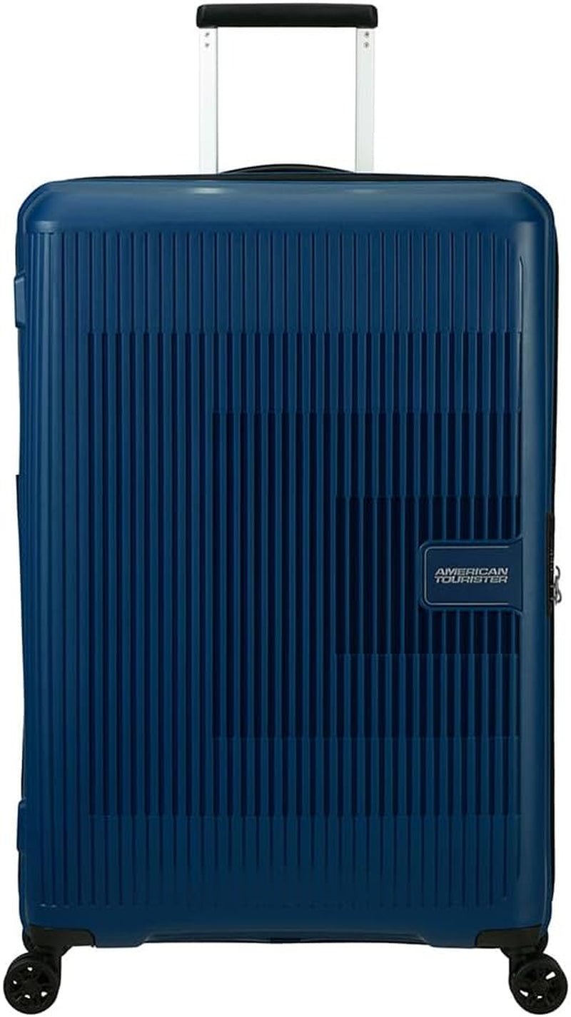 American Tourister Aerostep - Spinner L, rozšiřitelný kufr, 77 cm, 101,5/109 L, oranžová (světle oranžová) Zavazadla a cestovní vybavení Naty Shop modrá (námořnická modrá) L (77 cm - 101,5/109 L)