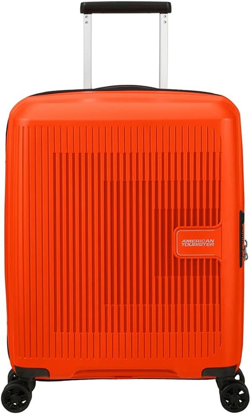 American Tourister Aerostep - Spinner L, rozšiřitelný kufr, 77 cm, 101,5/109 L, Oranžová (Bright Orange) Zavazadla a cestovní vybavení Naty Shop Orange (Bright Orange) S (55 Cm - 36/40 L)