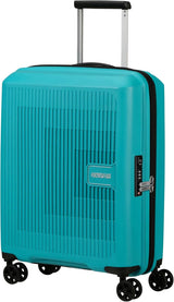 American Tourister Aerostep - Spinner L, rozšiřitelný kufr, 77 cm, 101,5/109 L, oranžová (světle oranžová) Zavazadla a cestovní vybavení Naty Shop tyrkysová (tyrkysová barva) S (55 Cm - 36/40 L)