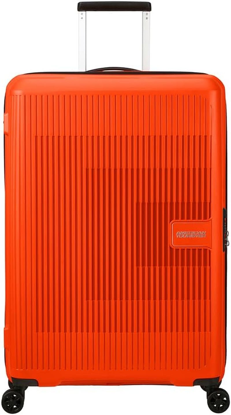 American Tourister Aerostep - Spinner L, rozšiřitelný kufr, 77 cm, 101,5/109 L, Oranžový (Bright Orange) Zavazadla a cestovní vybavení Naty Shop Orange (Bright Orange) L (77 cm - 101,5/109 L)