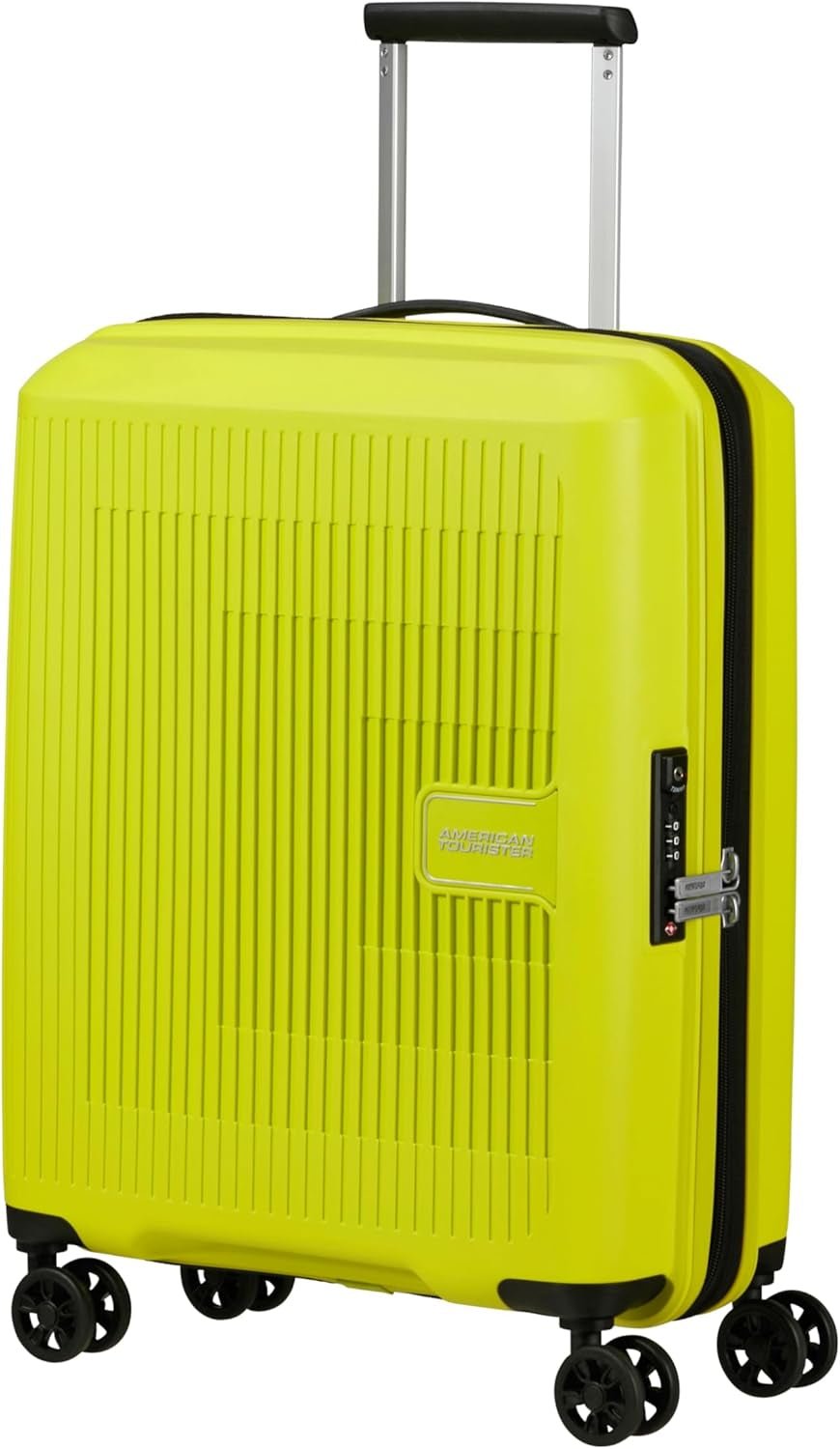 American Tourister Aerostep - Spinner L, Rozšiřitelný kufr, 77 cm, 101,5/109 L, Oranžová (Bright Orange) - Naty Shop