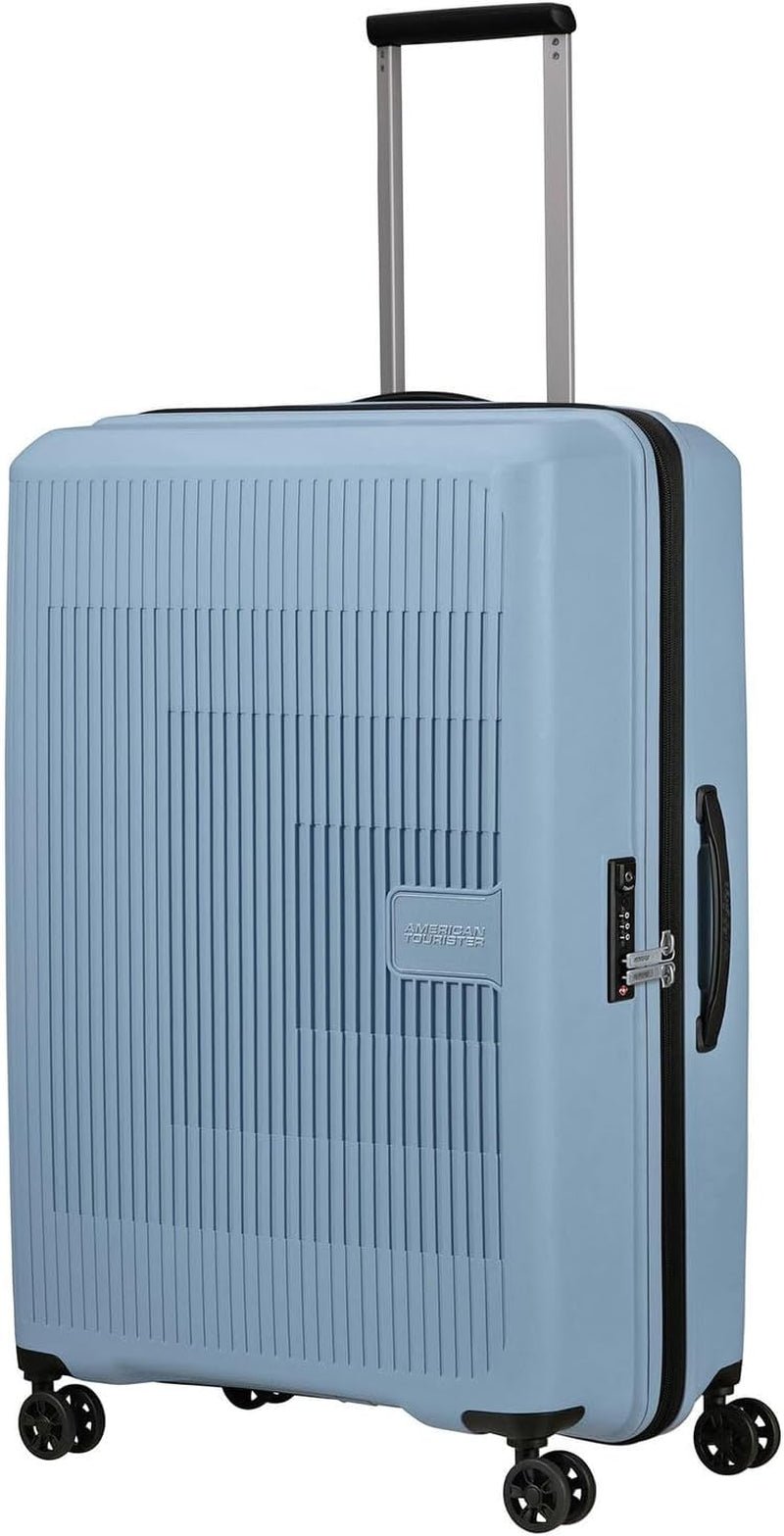 American Tourister Aerostep - Spinner L, rozšiřitelný kufr, 77 cm, 101,5/109 L, oranžová (světle oranžová) Zavazadla a cestovní vybavení Naty Shop šedá (Soho Grey) L (77 cm - 101,5/109 L)