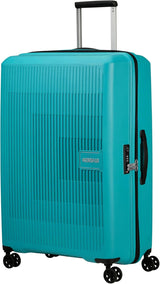 American Tourister Aerostep - Spinner L, rozšiřitelný kufr, 77 cm, 101,5/109 L, oranžová (jasně oranžová) Zavazadla a cestovní vybavení Naty Shop Tyrkysová (Tónová tyrkysová) L (77 cm - 101,5/109 L)