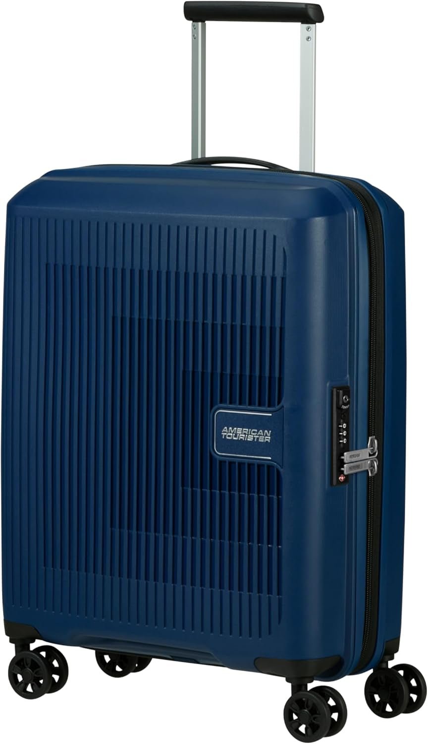 American Tourister Aerostep - Spinner L, Rozšiřitelný kufr, 77 cm, 101,5/109 L, Oranžová (Bright Orange) - Naty Shop