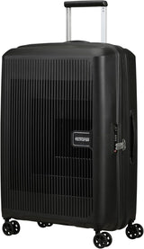 American Tourister Aerostep - Spinner L, rozšiřitelný kufr, 77 cm, 101,5/109 L, oranžová (světle oranžová) Zavazadla a cestovní vybavení Naty Shop černá (černá) M (67 cm - 66,5/72,5 l)