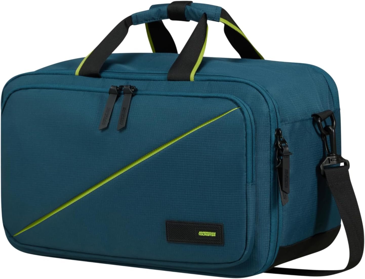 American Tourister Take2Cabin - Ryanair 3-cestná cestovní taška 40cm 25L černá (černá) Naty Shop Luggage & Travel Gear Harbour Blue 14"