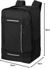American Tourister Urban Track - podsedlová kabelka Ryanair, 25 x 20 x 40 cm, 24,5 L, černá (Asphalt Black) Zavazadla a cestovní potřeby Naty Shop
