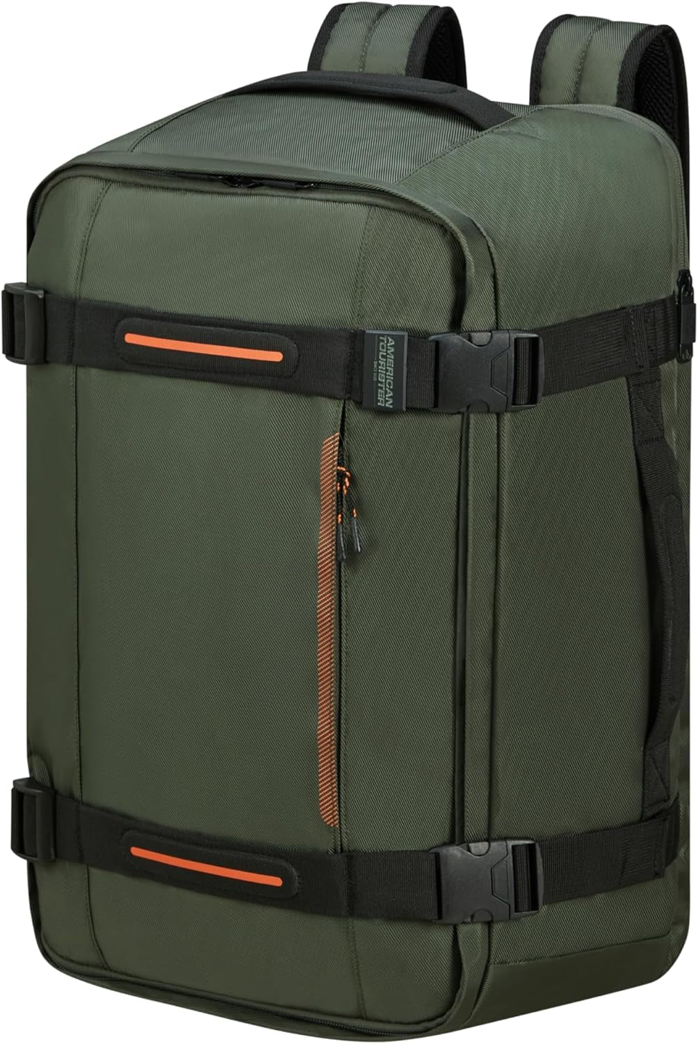 American Tourister Urban Track - příruční taška pod sedadlo Ryanair 25 x 20 x 40 cm 24,5 l Asfaltová černá Zavazadla a cestovní vybavení Naty Shop Zelená (tmavě khaki) cestovní batoh