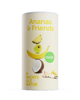 Mrazem sušená ovocná směs BUAH® | Lyofilizovaný ananas, banány, jablka a kokosy bez přidaného cukru | 100% ovoce | Veganské, bezlepkové, bez laktózy (192 g) Naty Shop Dehydratované produkty Výchozí název