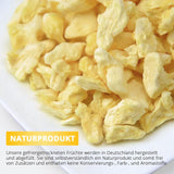 Lyofilizovaný ananas 250g, velké kousky, lyofilizované ovoce na plátky, neslazené, ovocné kousky ananasu, sušený ananas Dehydrované produkty Naty Shop