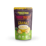 BITS lyofilizovaný ananas 100g velké kousky do smoothie bowl, müsli, kaše topping - lyofilizované ovoce bez přidaného cukru - sušený ananas - ovoce od NutriPur Dehydratované produkty Naty Shop Výchozí název