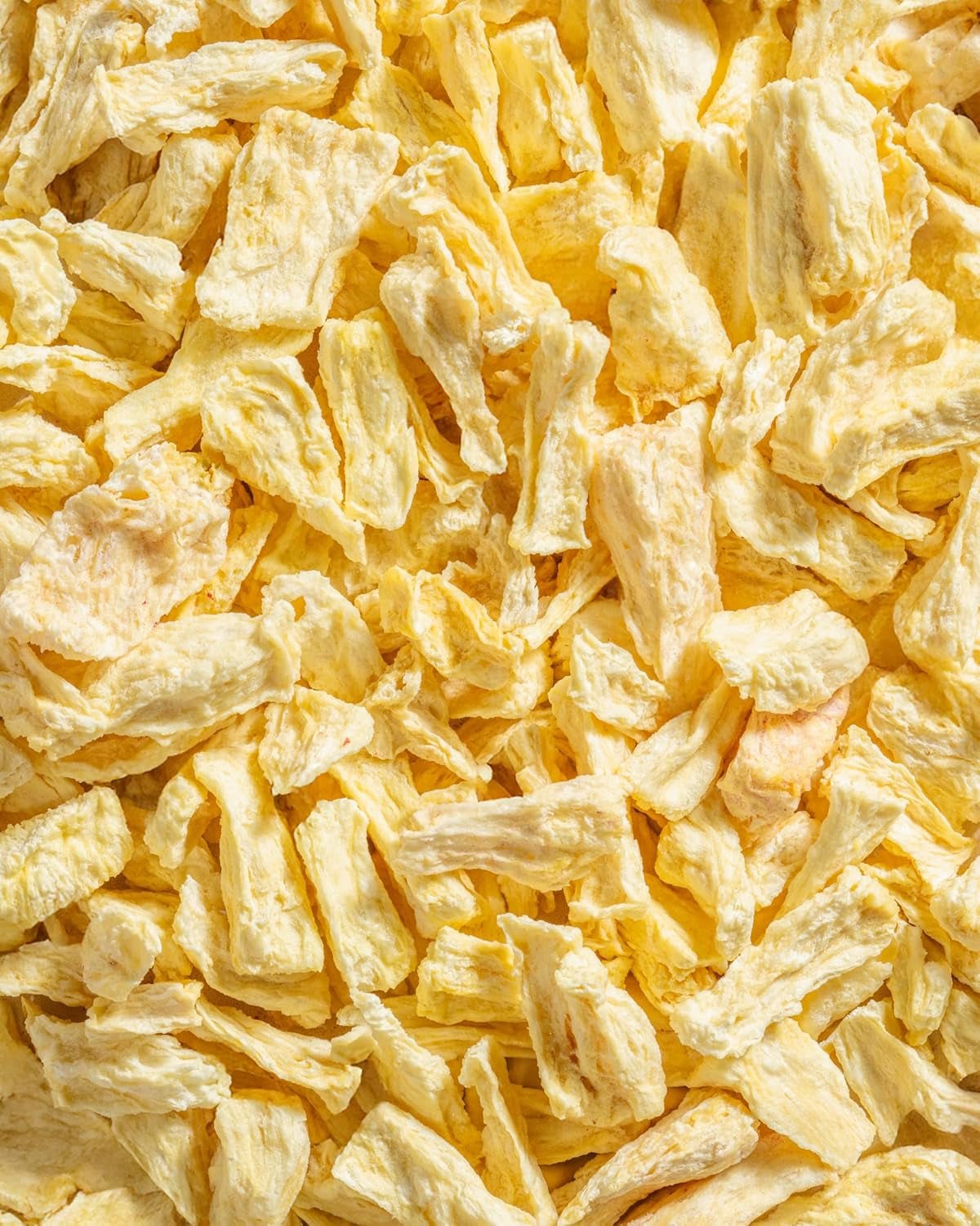 Lyofilizovaný ananas BITS 100g velké kousky do smoothie bowl, müsli, kaše - lyofilizované ovoce bez přidaného cukru - sušený ananas - ovoce od NutriPur Dehydratované produkty Naty Shop