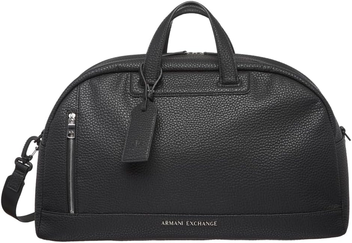 Pánská taška Armani Exchange Pebble Taška Armani Cestovní taška Černá zavazadla a cestovní vybavení Naty Shop Výchozí název