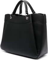Armani Exchange Essential for Women, Wave, Silver Printed Logo Shopping L Bags Women Naty Shop
