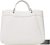 Armani Exchange Essential for Women, Wave, Silver Tištěné logo Nákupní L Dámské tašky Naty Shop Bílá