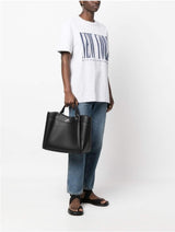 Armani Exchange Essential for Women, Wave, Silver Printed Logo Shopping L Bags Women Naty Shop