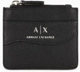 Armani Exchange Small Dámský pásek na zapínání na kreditní pásek Cestovní příslušenství-obálka Držák karty Černá Peněženka Dámská Naty Shop Černá Jedna velikost pro všechny