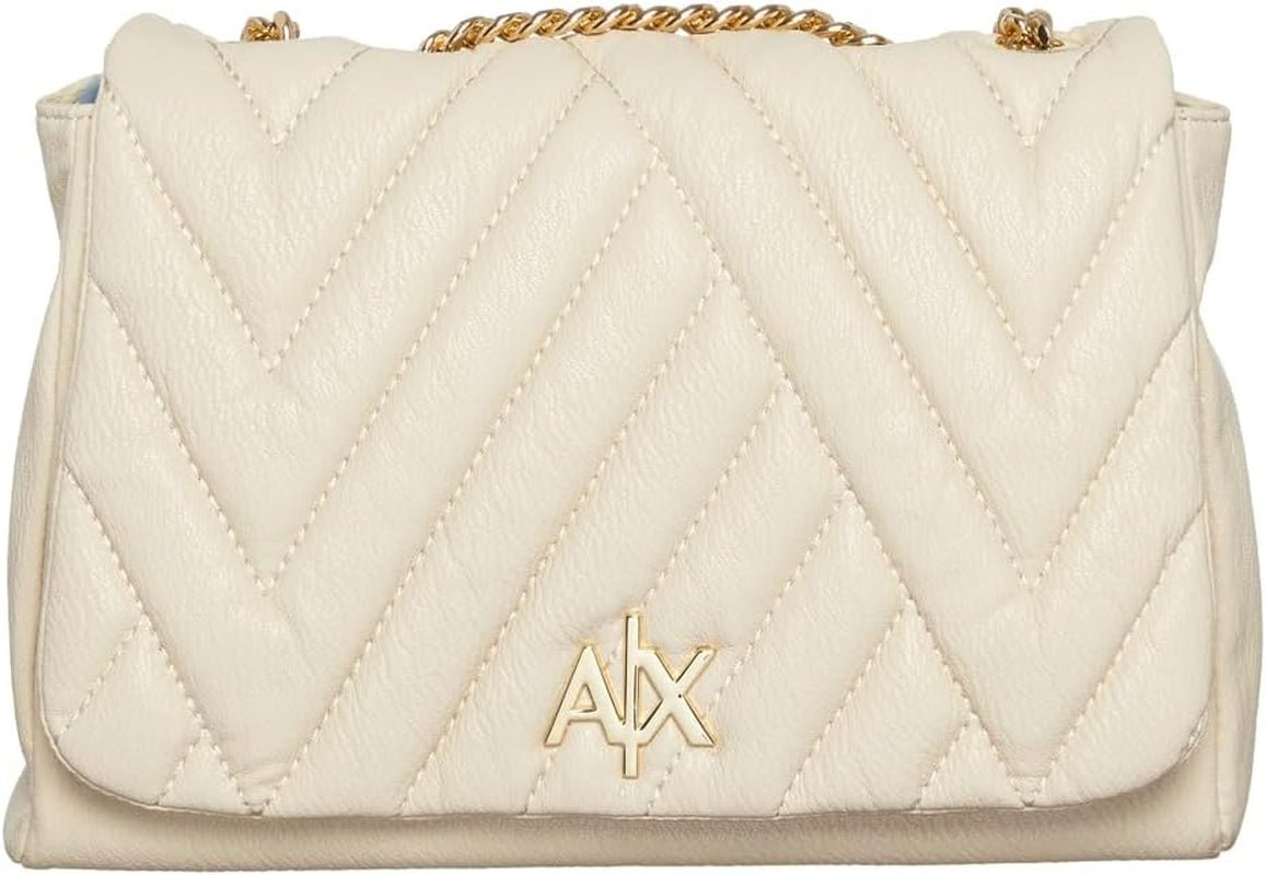 Armani Exchange Margareth Chain Ramenní popruhy Soft Touch Crossbody Střední Tašky Ženy Naty Shop Dusty Earth