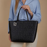 Armani Exchange Dámská Liz - Open Medium Nákupní kabelka, Nero Black, 28x11x40 cm (D x V H) EU dámské tašky Naty Shop