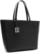 Armani Exchange Dámská Liz - Open Medium Nákupní kabelka, Nero Black, 28x11x40 cm (D x V H) EU dámské tašky Naty Shop
