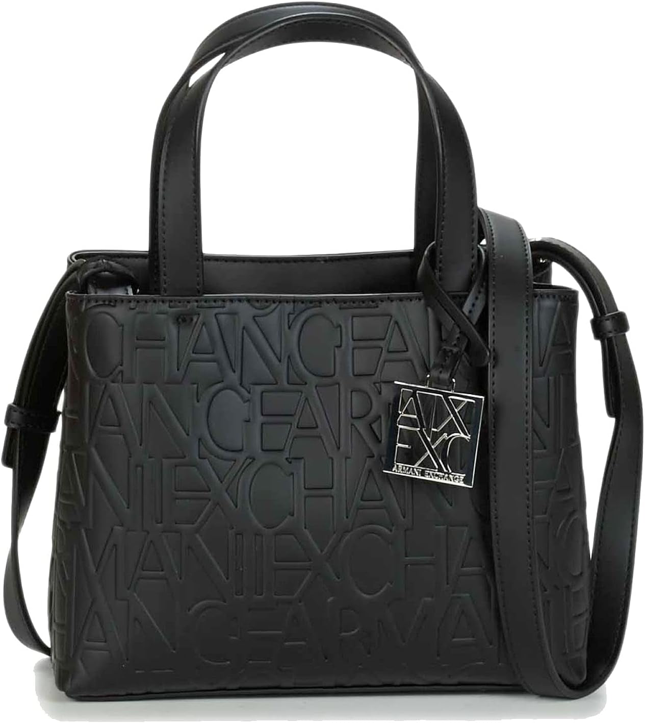 Armani Exchange Dámské Liz - Small Open Shopping Tote Negru (Nero - Black) Dámské tašky Naty Shop