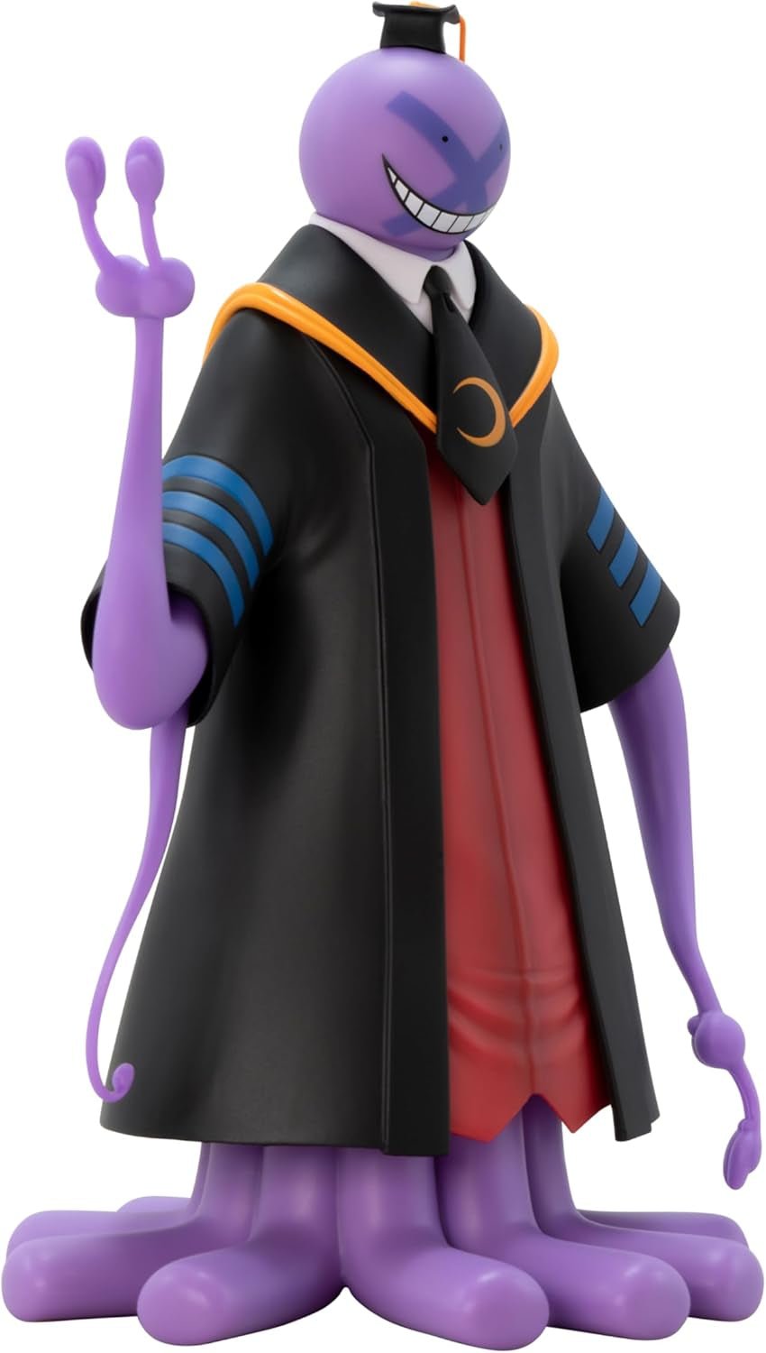 Atentátní třída Fialová Koro Sensei SFC PVC sběratelská figurka 7,8 palcová socha anime a socha s rukávem Domácí dekorace Ložnice Kancelář Dárkové sochy a sochy Naty Shop