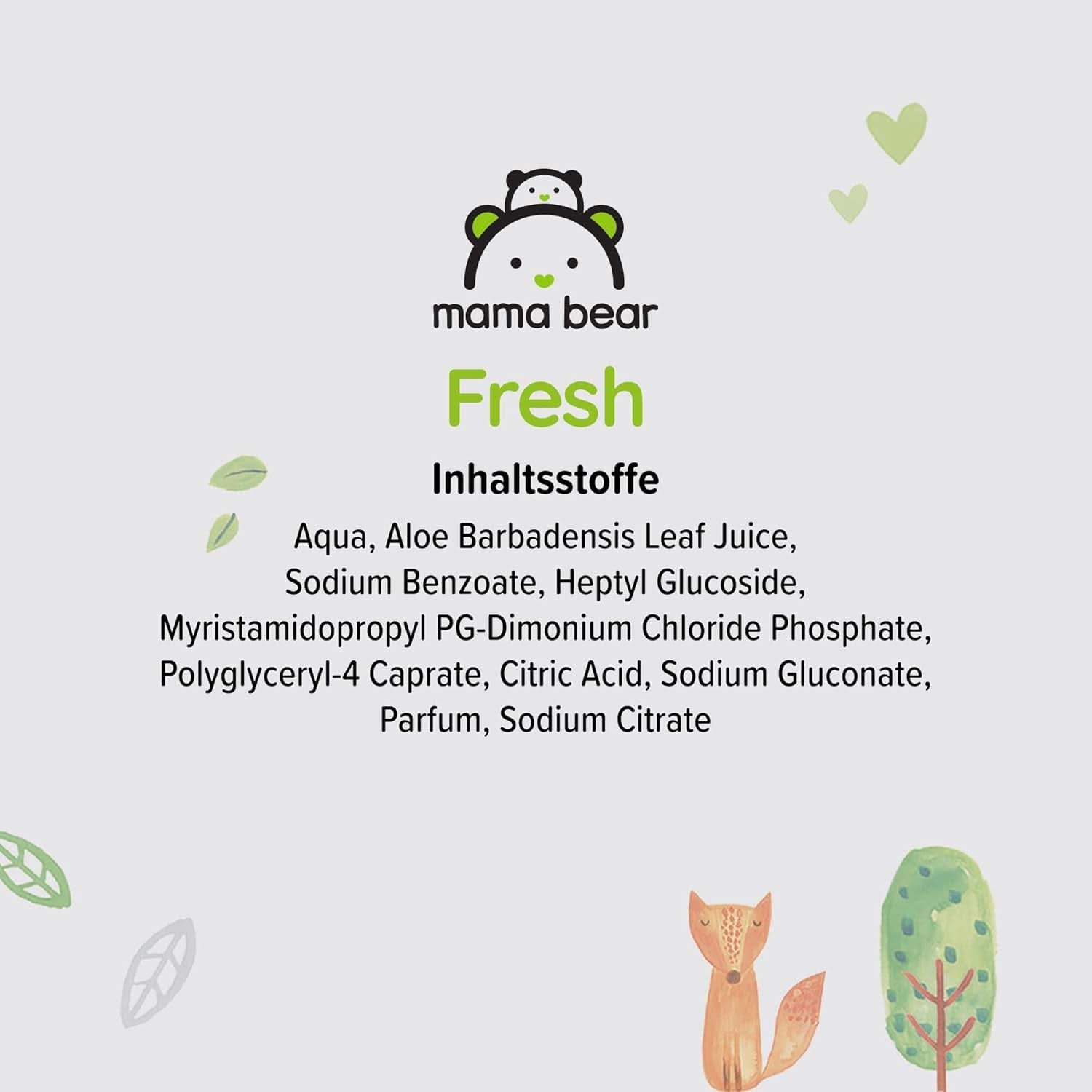 Čerstvé dětské ubrousky s Aloe Vera Mama Bear Naty Shop