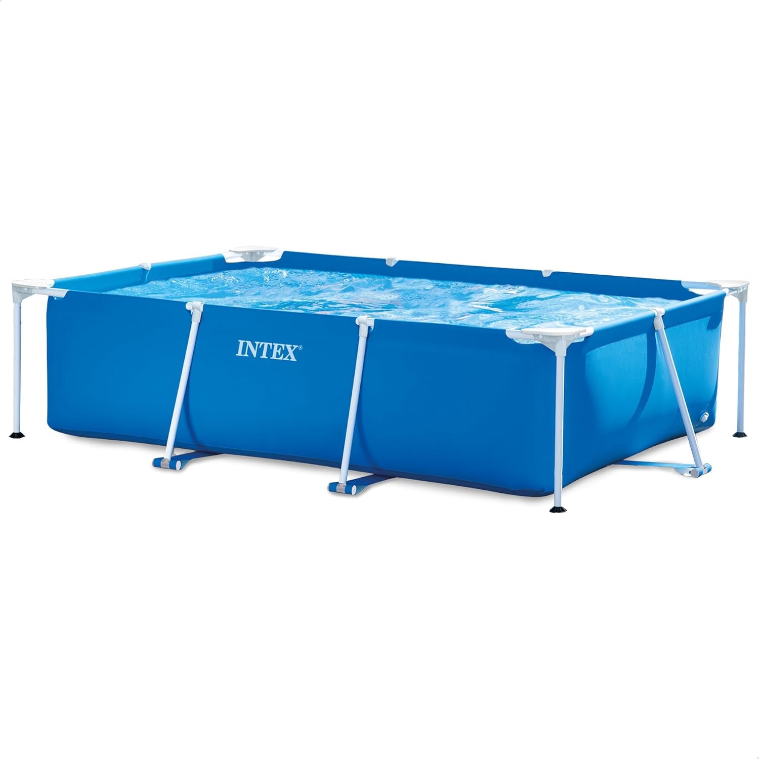 Intex 28271NP - Obdélníkový nadzemní bazén s rámem, 2282 L, ocel a PVC, modrý, 260x160x65 cm
