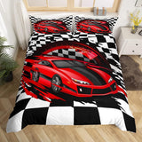 Jungen Cartoon Auto Bedtuchen Set 135X200,Kinder Bau Fahrzeuge Tröster Abdeckung Für Kind Kleinkind Teens,Dinosaurier Bettbezug,Traktor Maschinerie Bagger Bettdecke Abdeckung,Lkw Autos Bedtuchen Naty Shop Multi 11 200*800