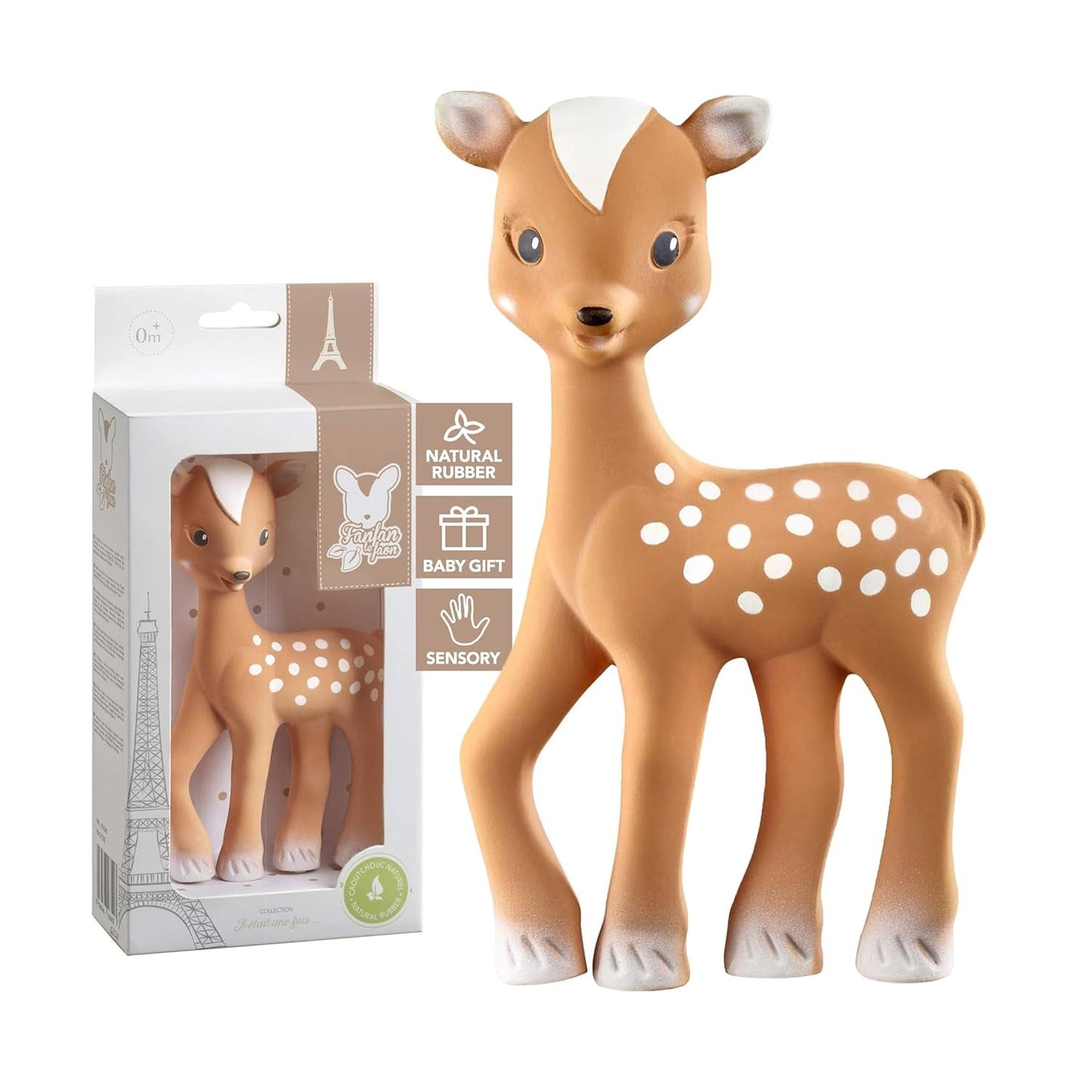 Sophie La Girafe Fanfan jelen, plast, 616341, hnědá