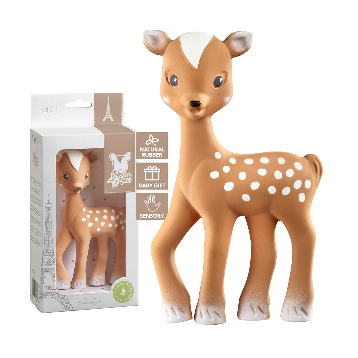 Sophie La Girafe Fanfan jelen, plast, 616341, hnědá