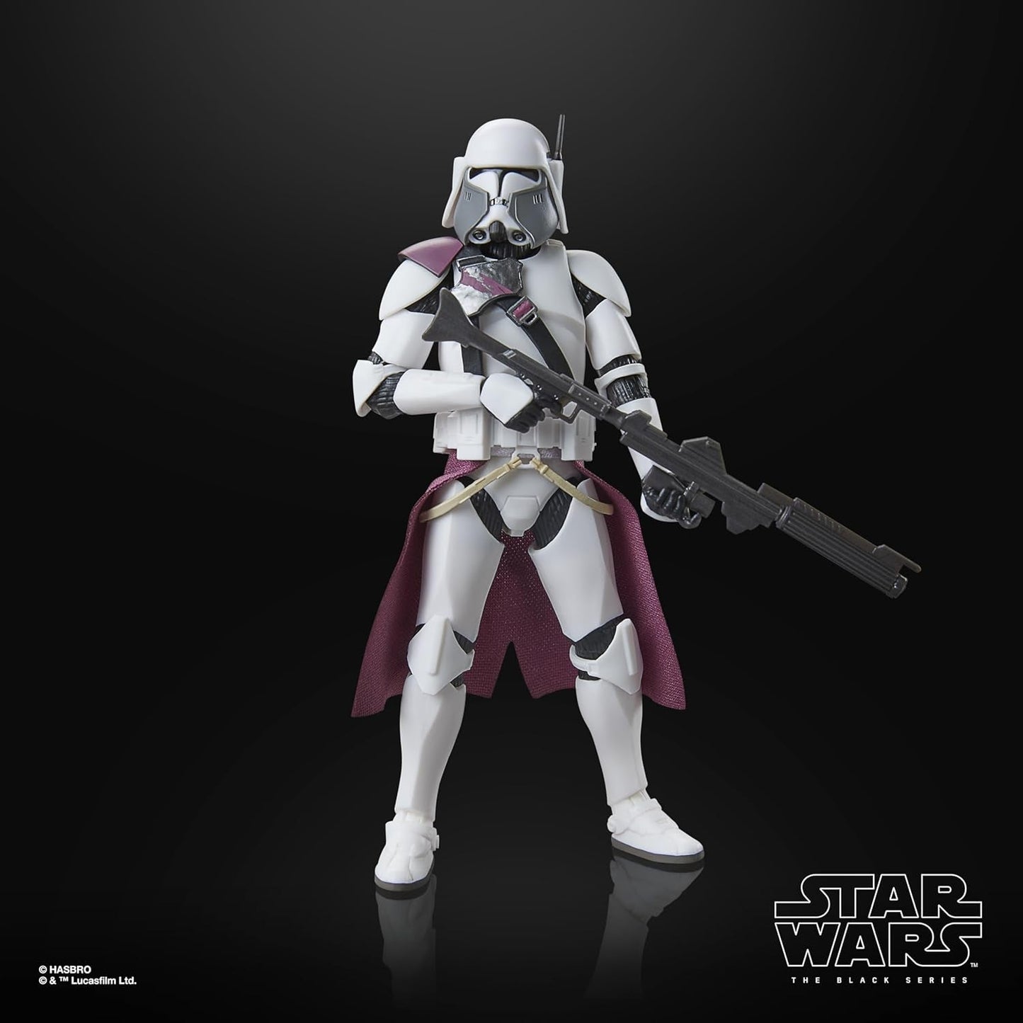 Velitel klonů černé série Star Wars Bacara, Star Wars: Ahsoka prémiová sběratelská figurka (15 cm) Akční figurky Naty Shop