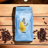 Gorilla Café Creme 6x 1000g | 100% tradiční Arabica-Bohnen | Ideální Volllautomaten Crema harmonisches Aroma | geriger Koffeingehalt helle Röstung | Vorratspackung